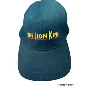 New Vintage Deadstock Disney Lion King 100% Cotton OS Adjustable Black